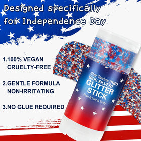 ZARICS hair part streak highlighting patriotic color and long-lasting hold