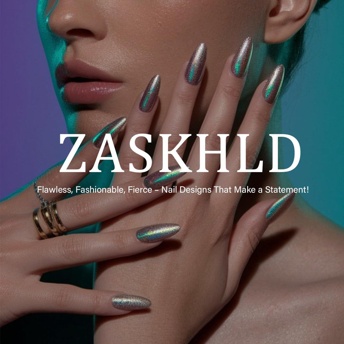 ZASKHLD contents with 30 nails and size labels demonstrating quick-selection convenience benefit