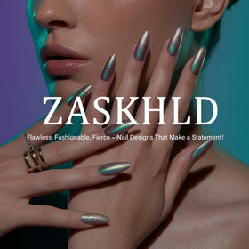ZASKHLD contents with 30 nails and size labels demonstrating quick-selection convenience benefit