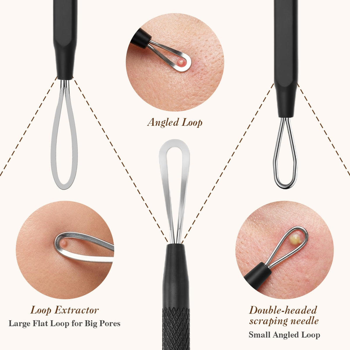 ZASZO tools held in hand showing size and scale for controlled use benefit
