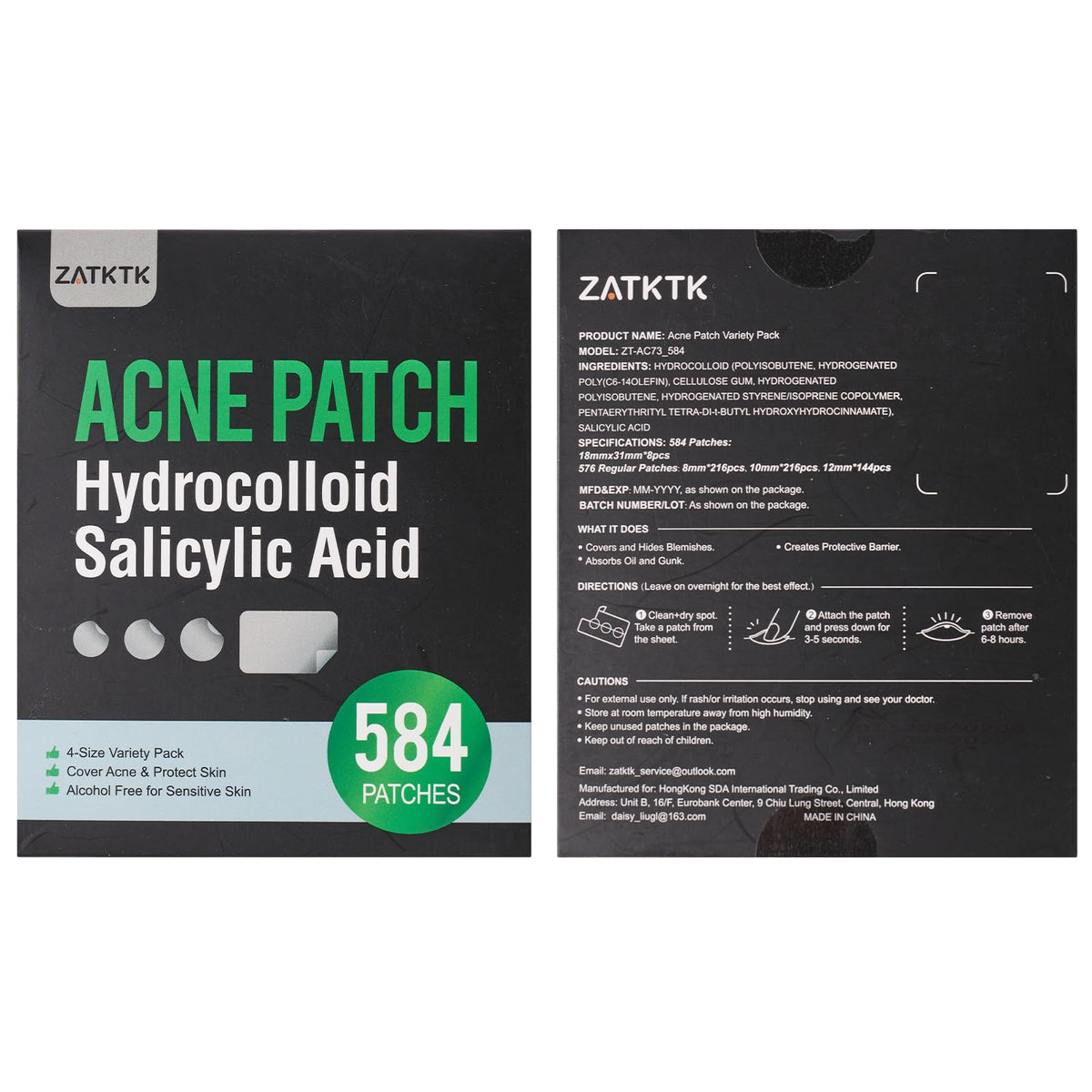 ZATKTK travel pouch with patches ready for on-the-go breakout care