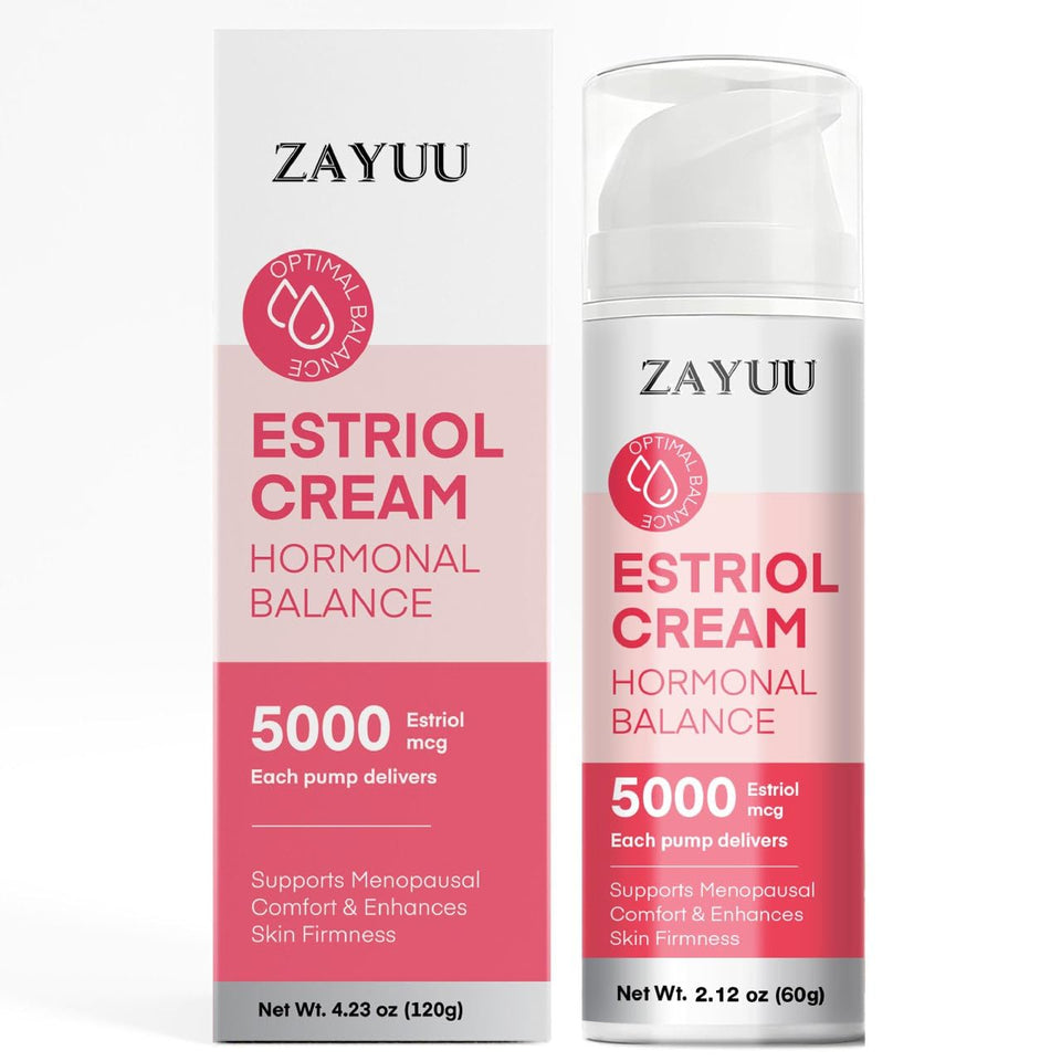 ZAYUU front pump bottle showing product branding and easy dispensing benefit