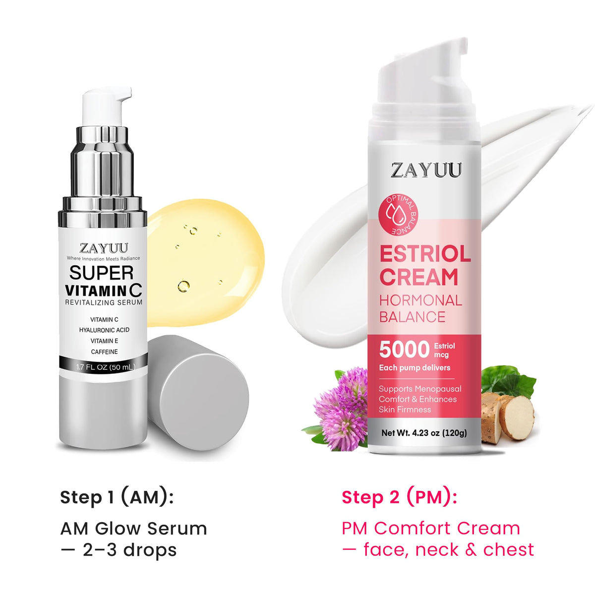 ZAYUU product on bathroom shelf portraying daily routine use