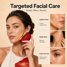 ZDEER GS5 close-up of brass texture highlighting smooth edge for gentle facial gliding