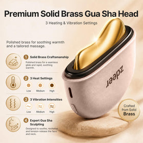 ZDEER GS5 red light LEDs glowing to support skin radiance and gentle therapy