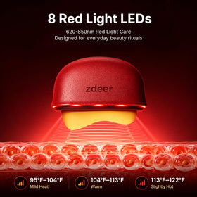 ZDEER GS5 paired with facial serum showing enhanced absorption during massage