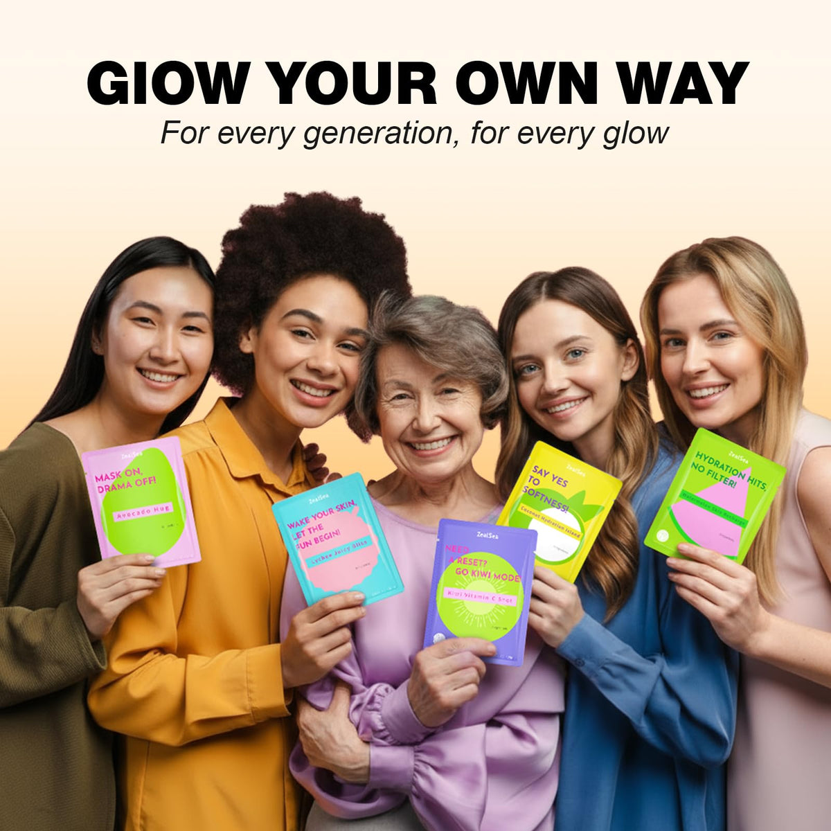 ZealSea avocado mask in hand demonstrating deep moisture delivery