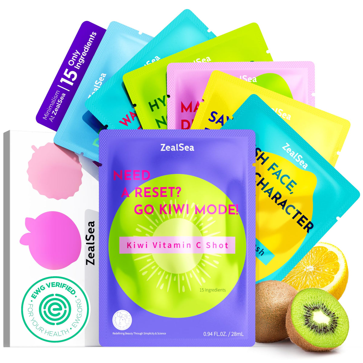 ZealSea front packaging seven-pack showing variety and convenience