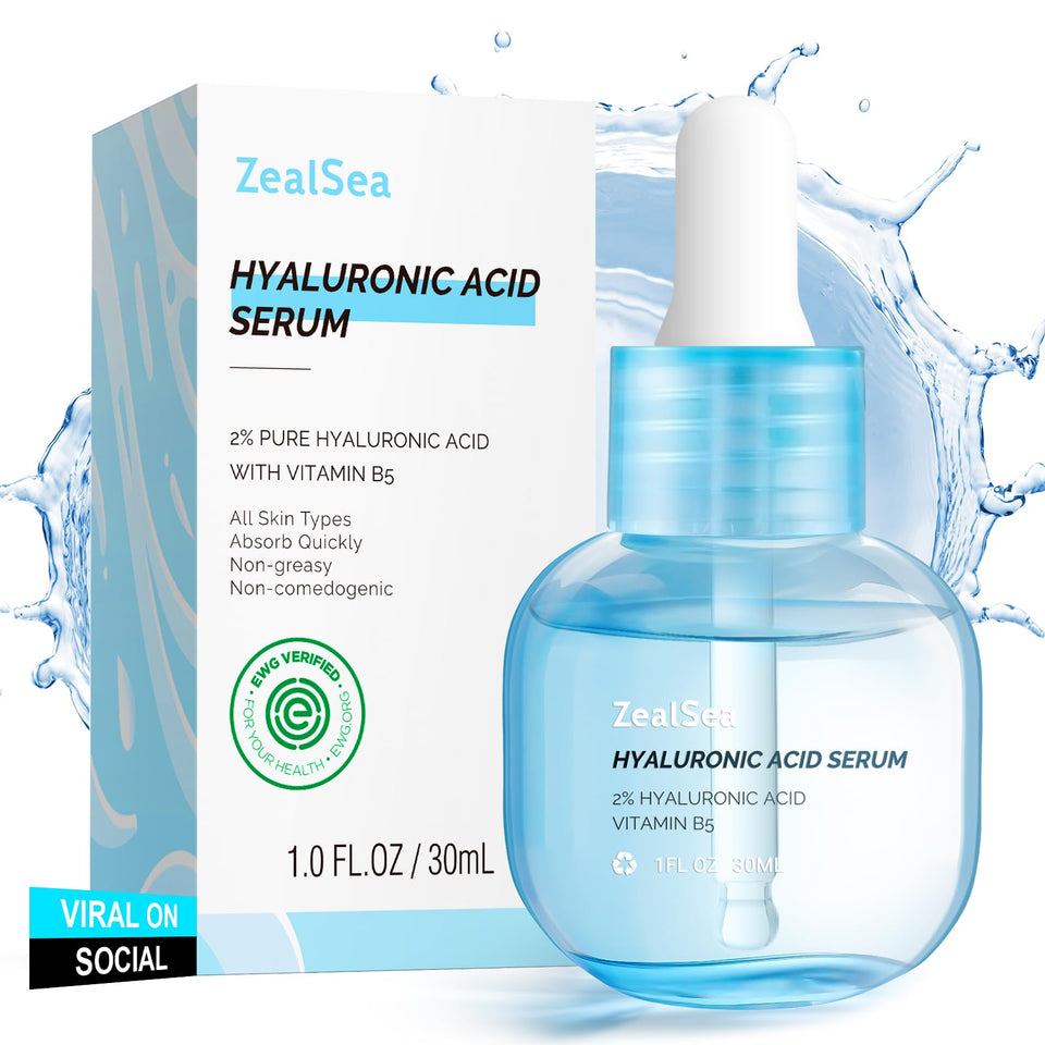ZealSea front packaging showing bottle and box, clear hydration benefit