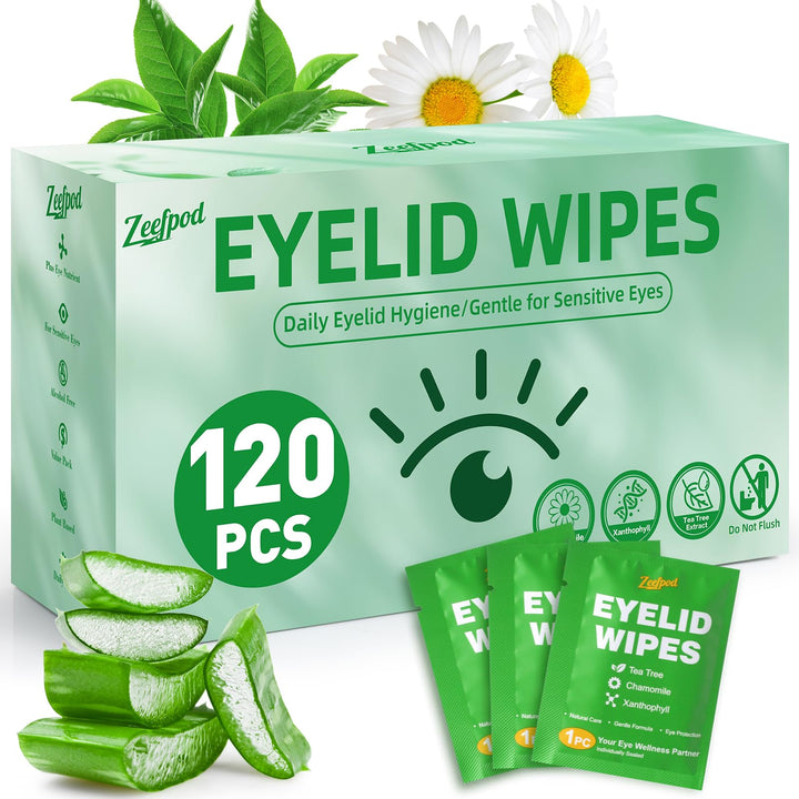 Zeefpod front packaging showing 120 count and calming design for convenience