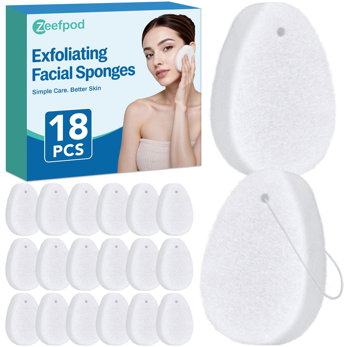 Zeefpod front packaging showing 18-pack and product benefits