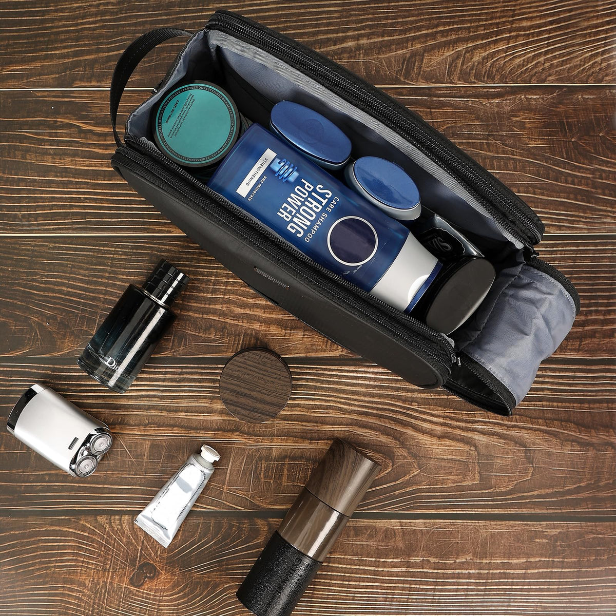 ZEEMO packed in suitcase lifestyle image showing travel-ready convenience