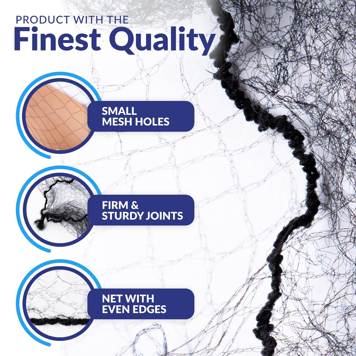 ZefeqCo close-up of fine breathable mesh texture with low bulk benefit