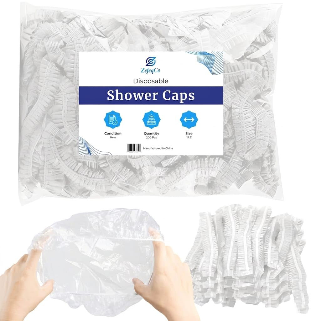 ZefeqCo front packaging showing 200 disposable caps and value pack benefit