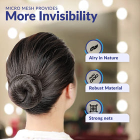 ZefeqCo hair net worn by kitchen staff for hygienic hair containment