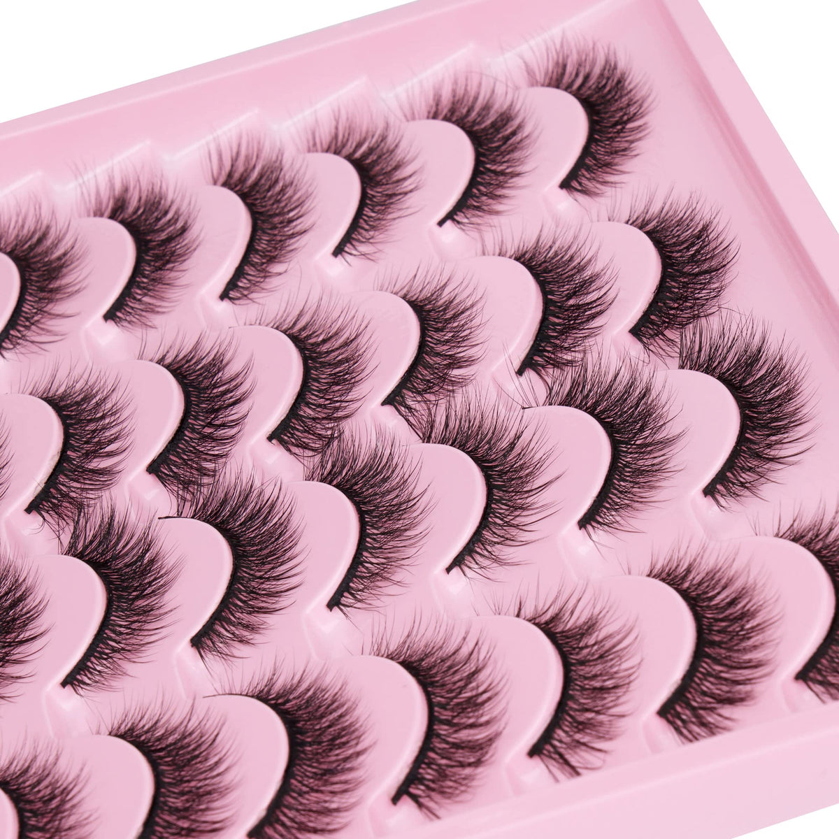 Zegaine lashes with application tools showing easy application