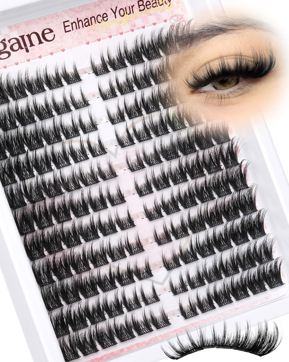 Zegaine front packaging showing cat eye cluster set and benefits