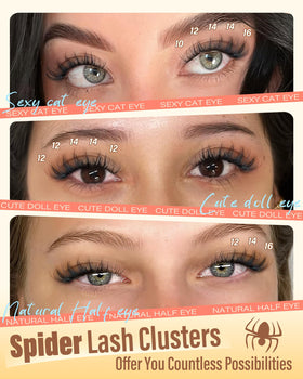 Zegaine invisible band close-up demonstrating seamless lash line blending
