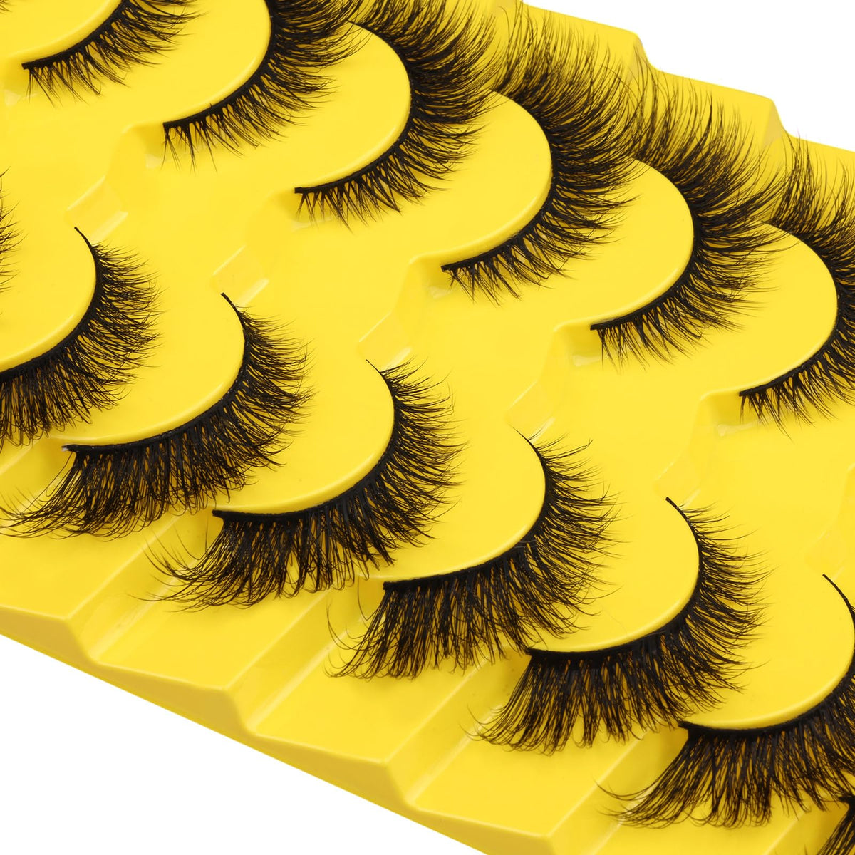 Zegaine open tray with nine pairs for reusable styling options