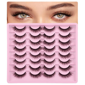 Zegaine lashes applied on model eye for natural cat-eye lift