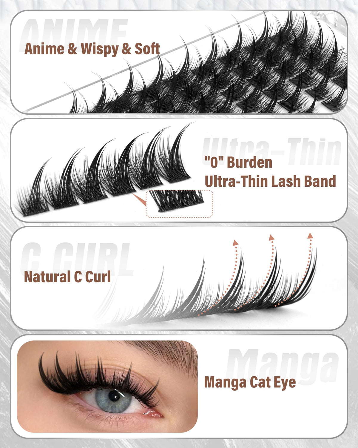 Zegaine ruler comparison illustrating 6–18mm lengths for tapered look