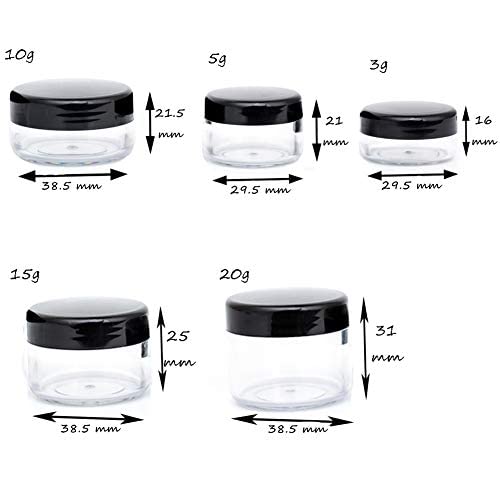 ZEJIA jar used to apply makeup sample showing neat sample dispensing