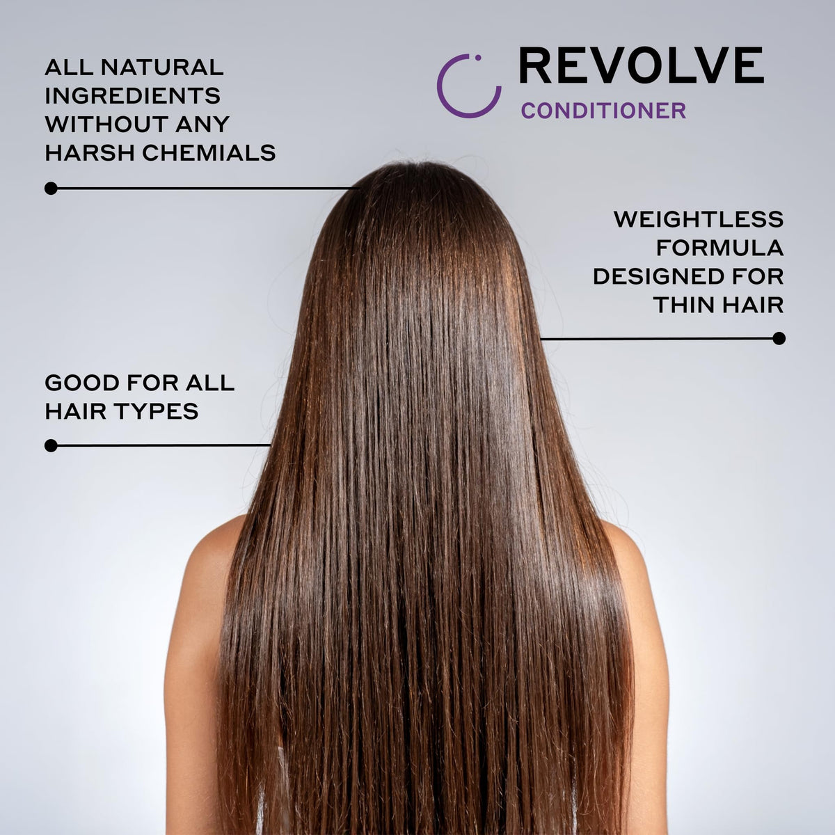 Zenagen Revolve before and after hair visualizing fuller, thicker appearance