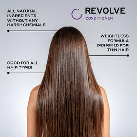 Zenagen Revolve before and after hair visualizing fuller, thicker appearance