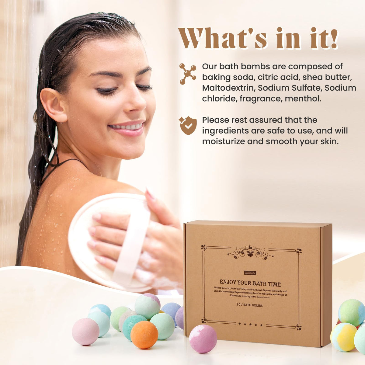 ZenBombs gift box display perfect for presents and special occasions