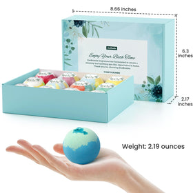 ZenBombs ingredients display with shea butter showing moisturizing benefit
