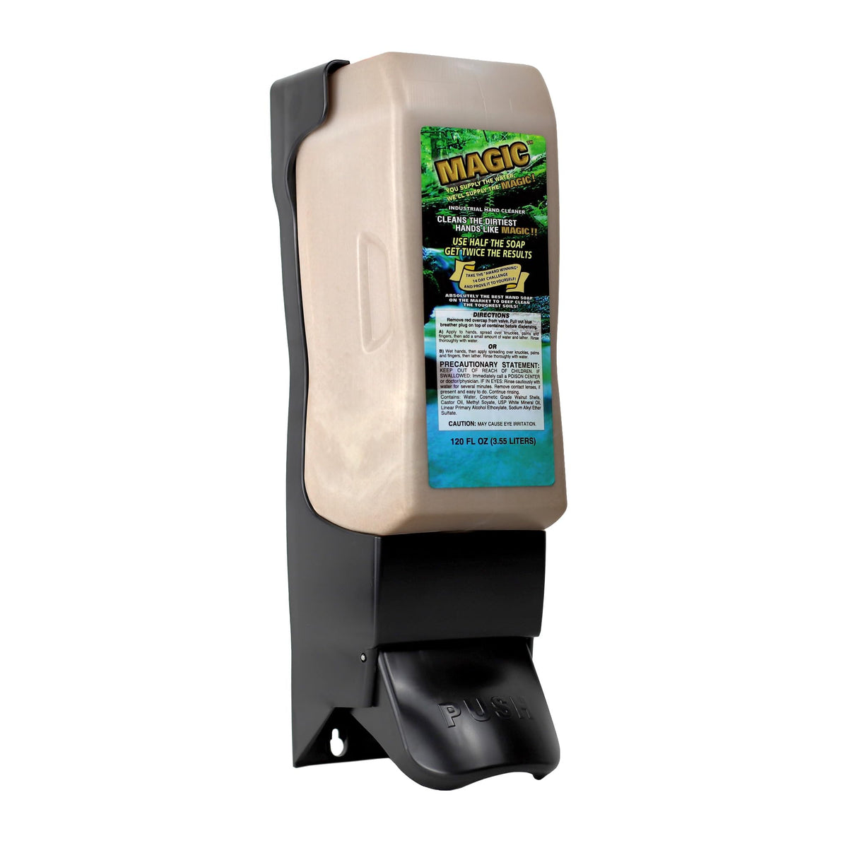 Zenex used by mechanic removing grease to restore clean hands