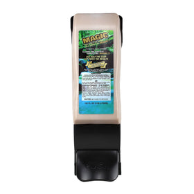 Zenex rinsed hands with no greasy residue demonstrating clean feel