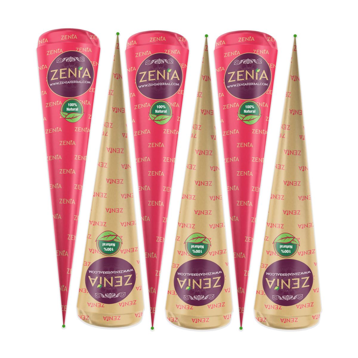 Zenia cone nozzle close-up showing easy-apply tip and mess reduction