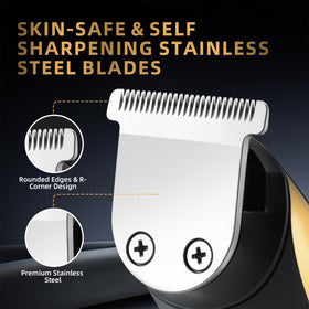 ZENLICO close-up of R-blade highlighting safety and precise cutting