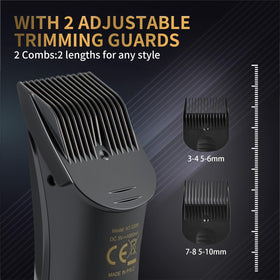 ZENLICO guide combs displaying eight length settings for precise body styling