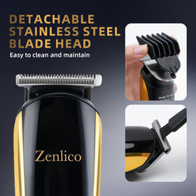 ZENLICO trimming beard edge showing clean lines and smooth results