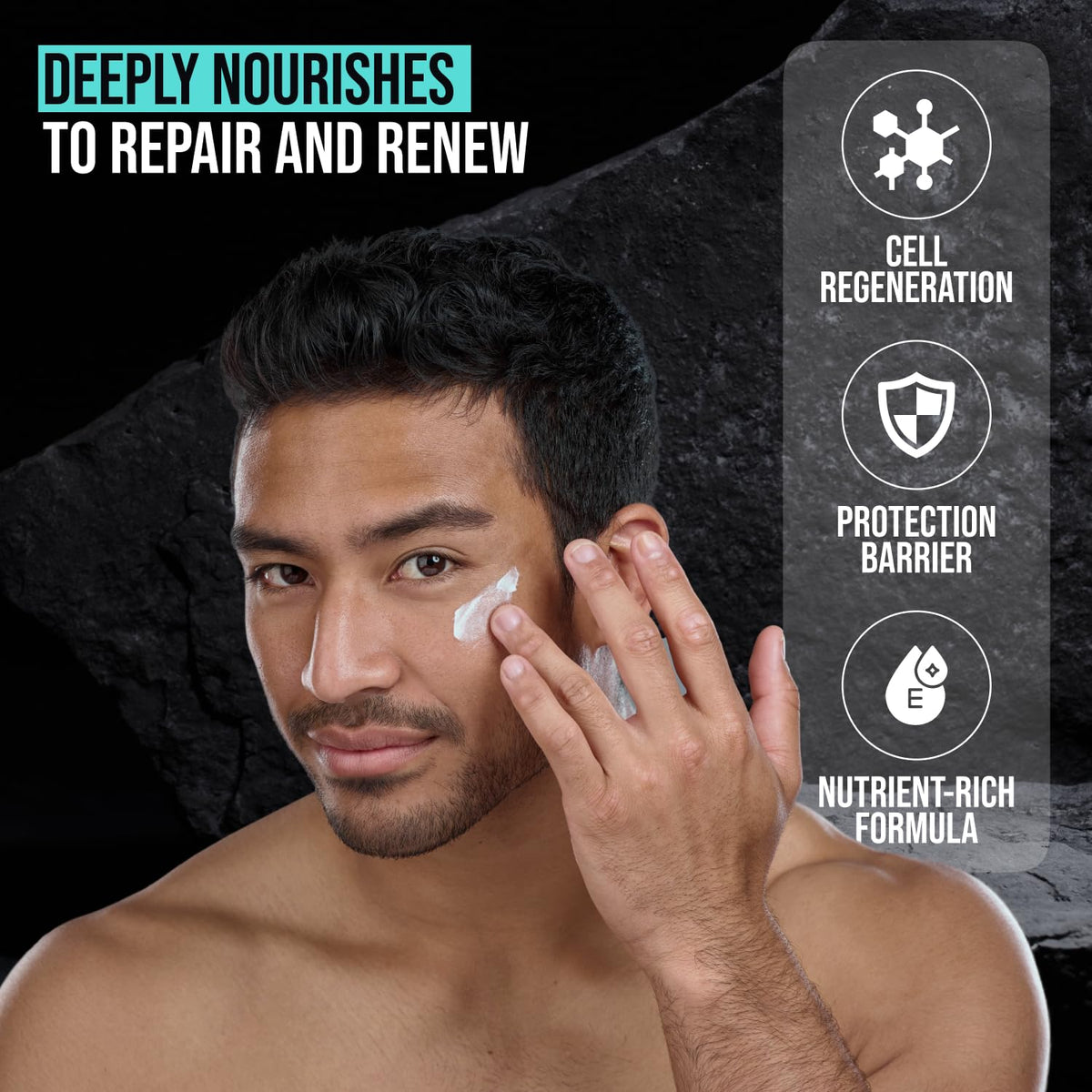 Zenolio Labs applied after shaving to soothe skin and reduce irritation