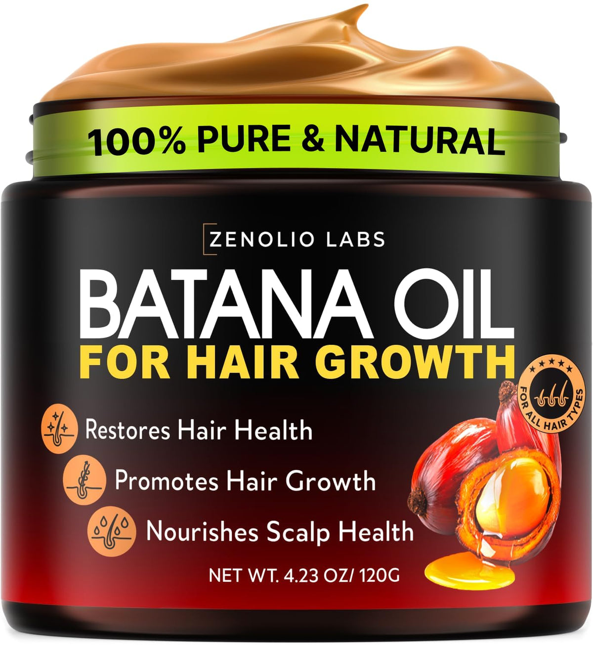 Zenolio Labs front packaging showing bottle and labeling with clean presentation and benefits