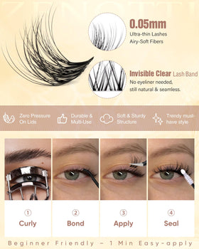 zenotti array of 8–16mm clusters offering styling versatility