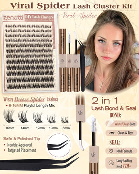zenotti invisible band close-up blending naturally at lash line