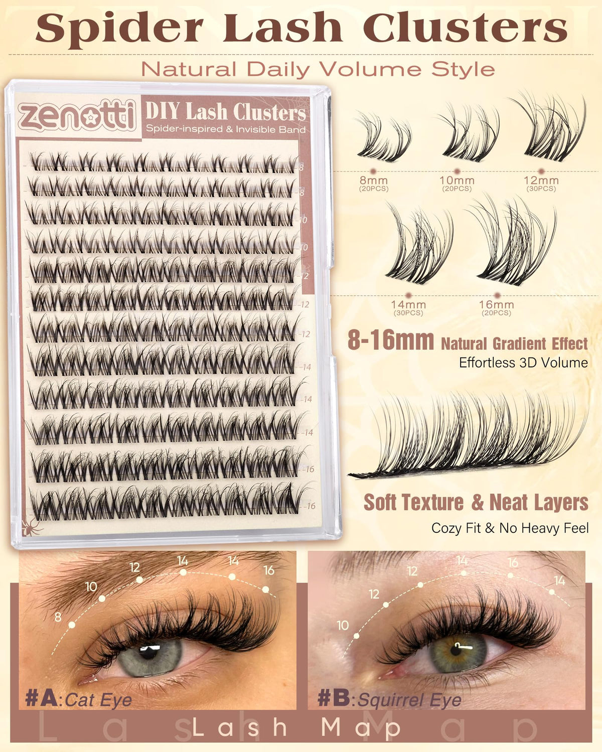 zenotti close-up of D curl texture giving lift and volume
