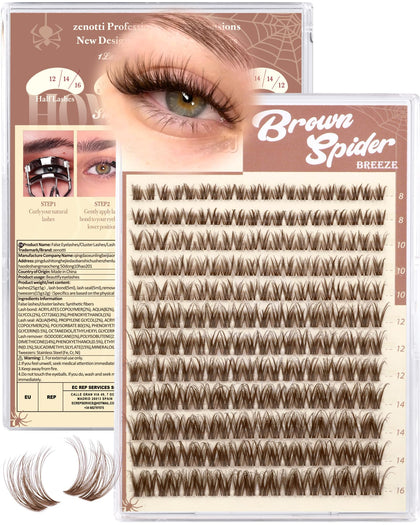 zenotti front packaging showing brown spider breeze clusters and benefits