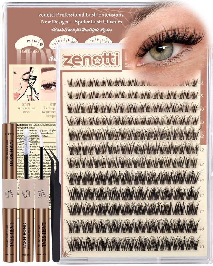 zenotti front packaging showing kit contents and benefits
