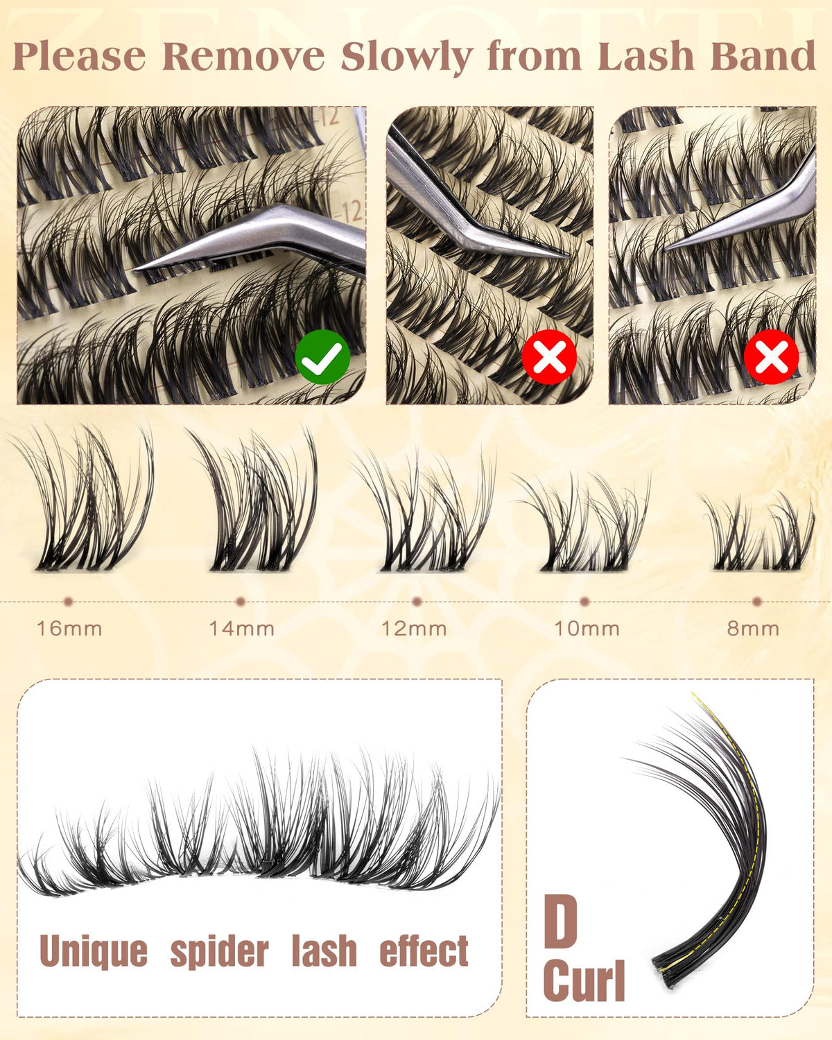 zenotti on model daytime look showing subtle volume and comfort