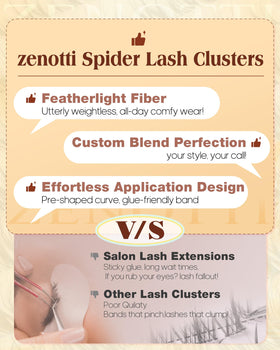 zenotti size comparison with ruler showing accurate lengths