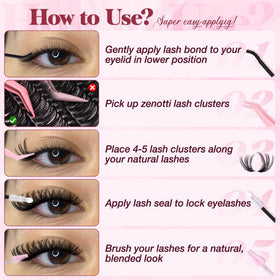 zenotti compact kit packed for travel to maintain lashes on the go