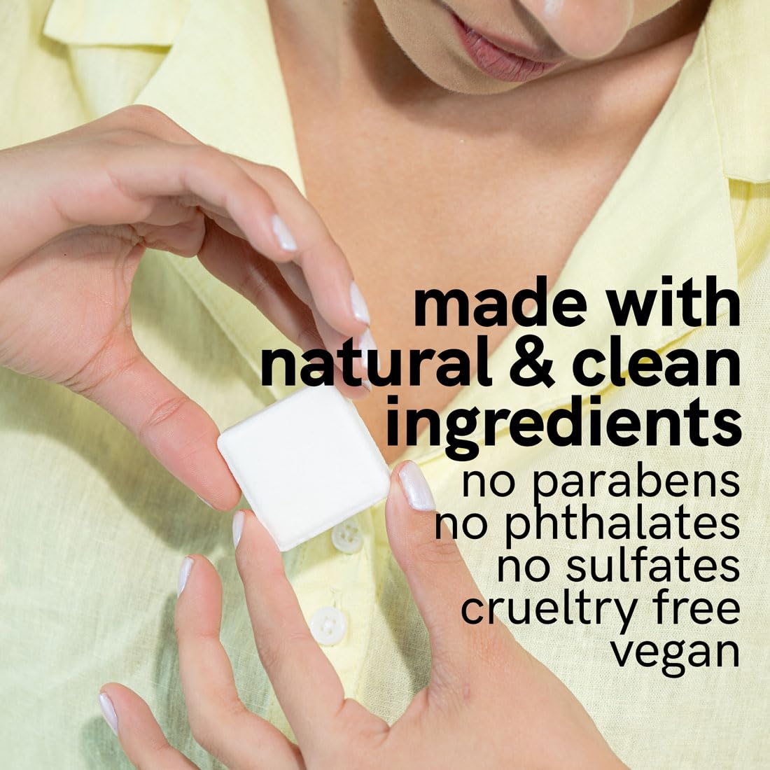 Zensah label close-up listing ingredients and USA-made assurance