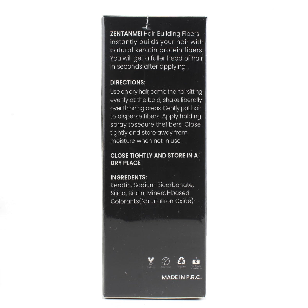 ZENTANMEI fibers outdoors resisting light wind and moisture for daily wear