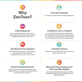 ZenToes gift-ready lifestyle setup illustrating spa-gift relaxation benefit