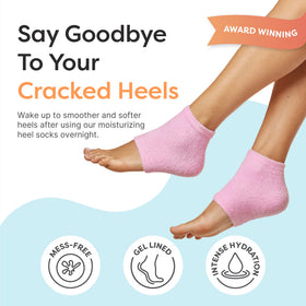 ZenToes close-up of heel gel texture highlighting concentrated hydration